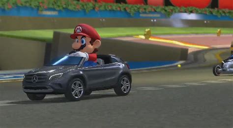 Mercedes Benz And Their Infatuation With Mario Mario Bros And Kart Gla Videos Automotive Addicts