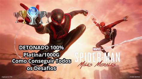 Spider Man Miles Morales Como Conseguir Todos Desafio Detonado