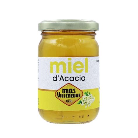 Miel D Acacia De Roumanie Miels Villeneuve 250 G La Belle Vie