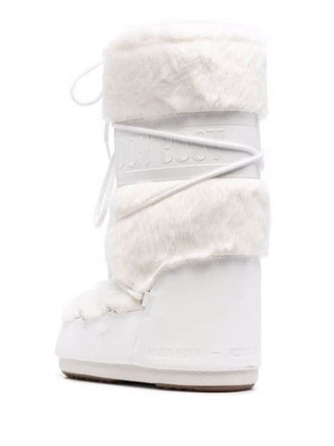 Moon Boot Icon Faux Fur Snow Boots Farfetch