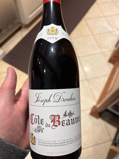 2019 Joseph Drouhin Côte De Beaune France Burgundy Côte De Beaune