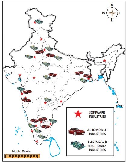 On The Outline Map Of India Mark The Following Resources And