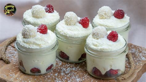 Raffaello Mit Himbeeren Im Glas Unglaublich Lecker Und Einfach