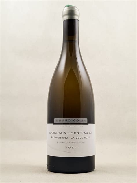 Bruno Colin Chassagne Montrachet 1er Cru La Boudriotte 2020