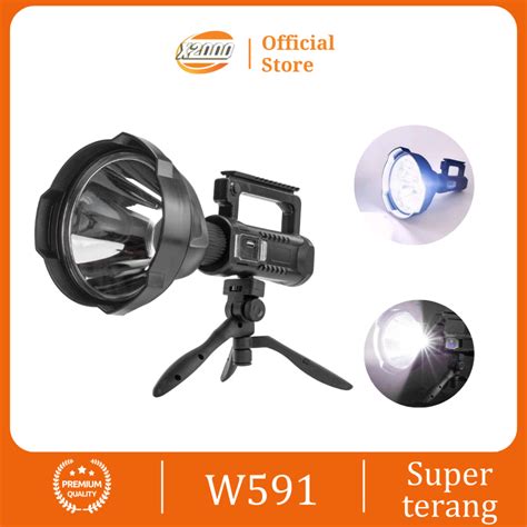 Jual Senter LED W591 Lampu Led Selam Diving Gunung Genggam Anti Air