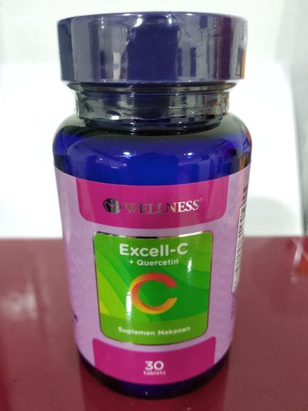 Jual Wellness Excell C Dan Quercetin 30 Tablets KEMASAN BARU Di Lapak