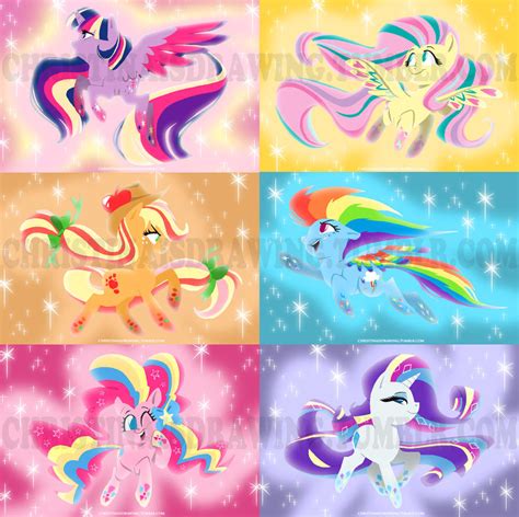 MLP RAINBOW POWER MINI-PRINTS by RomaniZ on DeviantArt