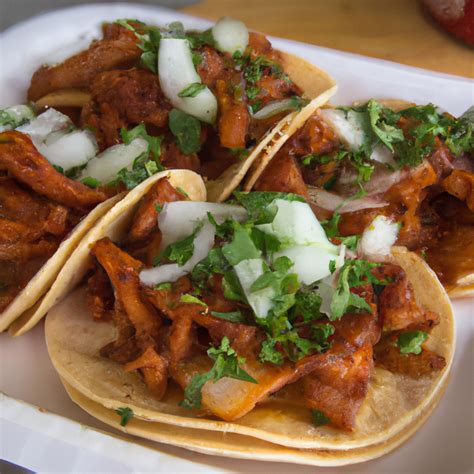 Tacos al pastor mexicanos Guia da Culinária