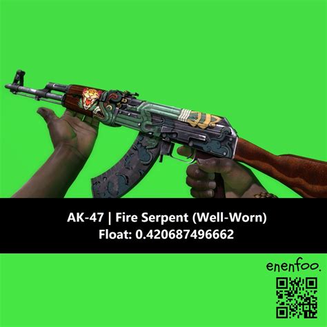 Ak Fire Serpent Ww Well Worn Csgo Skins Knife Items Ak Cs Counter