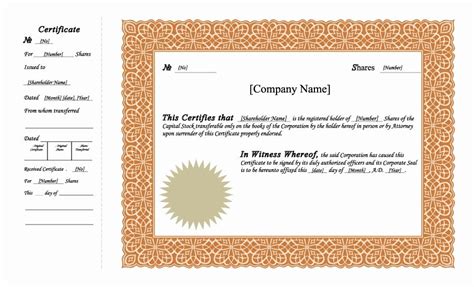 √ 20 Corporate Bond Certificate Template ™ | Dannybarrantes Template