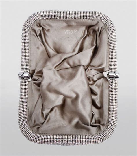 Womens Benedetta Bruzziches Silver Embellished Venus La Petite Clutch