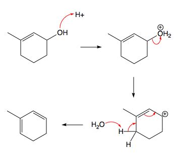 Draw The Arrow Pushing Mechanism For The Following Reaction Homework