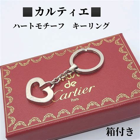 日本代購代標第一品牌【樂淘letao】－箱付き カルティエ Cartier ハートモチーフ キーリング キーホルダー