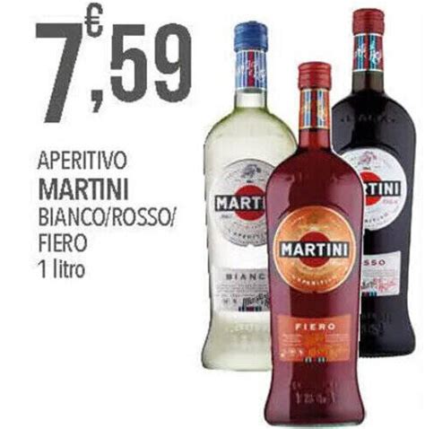 Aperitivo Martini Bianco Rosso Fiero Litro Offerta Di Iper Nonna Isa