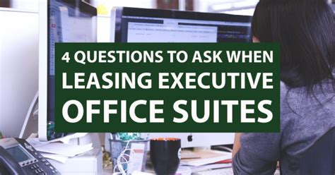 Questions To Ask When Leasing Executive Office Suites Stat