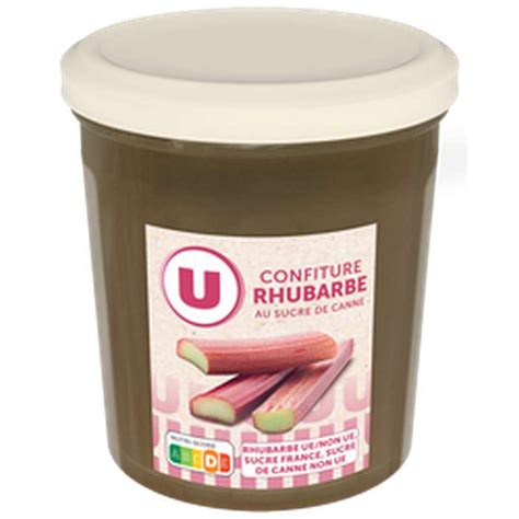 Confiture Extra De Rhubarbe U 370 G La Belle Vie Courses En