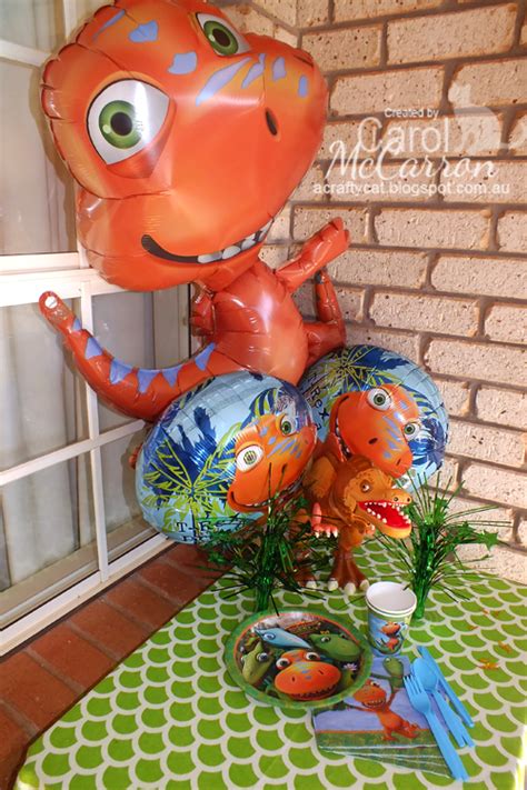 A Crafty Cat A Dinosaur Train Birthday Party The Decorations