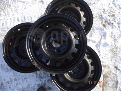 Диски, штамповка, 14", 12 шт, 4x100, штампованный, 54,0 мм. 4 шт, б/у ...