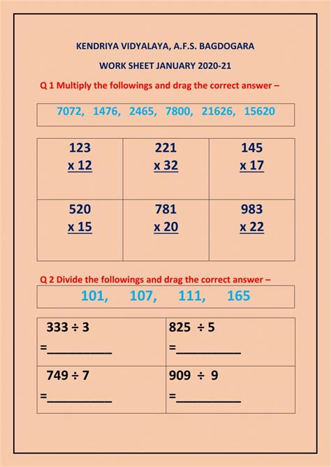 650872 Worksheet Class 5 Mahakaal Liveworksheets