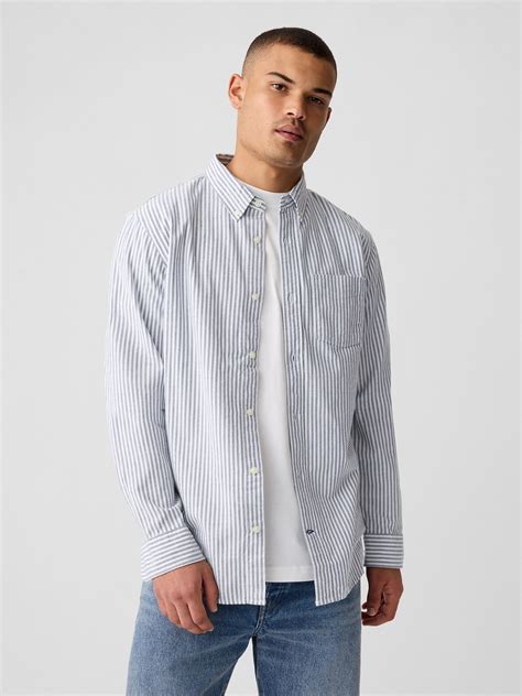 Oxford Shirt In Standard Fit Gap Factory