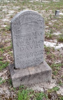 Ethel May Davis 1889 1890 Mémorial Find a Grave