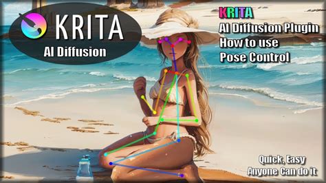 Krita Ai Diffusion How To Use Pose Control Youtube