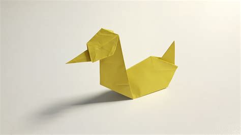 Origami Ördek Origami Duck Paper Duck Origami Hayvan Origami Animal