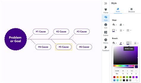 Create Fishbone Diagram From Visio Template The Easiest Way