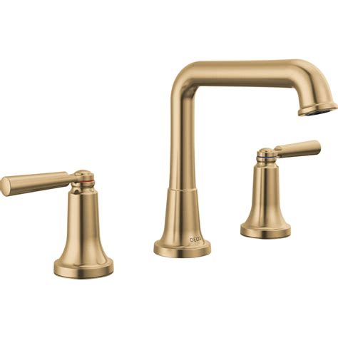 Delta Saylor Two Handle Widespread Bathroom Faucet in Champagne Bronze | The Home Depot Canada