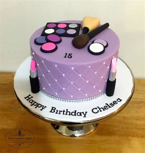 Makeup Cosmetics Cake By Https Facebook Sweetsurprisecakes