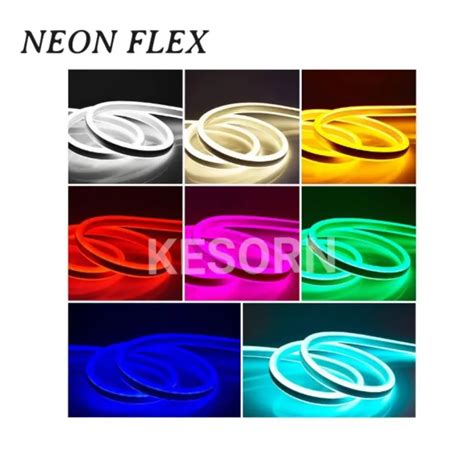 Neon Flex ไฟนีออนเฟล็ก ไฟ220v ขนาด 8x12mm แบ่งขายเป็นเมตร ต้องซื้อหัวปลั๊กต่อถึงจะใช้งานได้