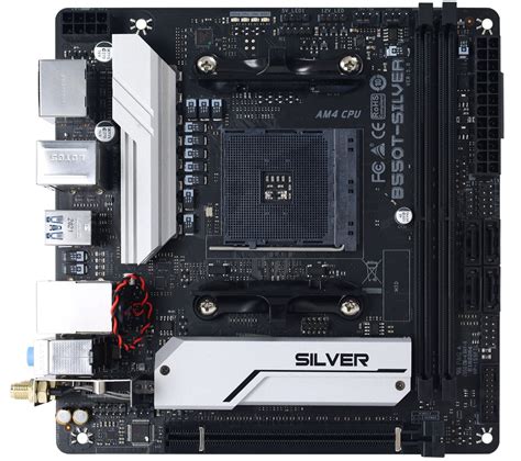 BIOSTAR B550チップ採用 Ryzen CPU 対応 Micro ATXマザーボード B550M SILVER