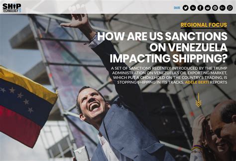 How Are Us Sanctions On Venezuela Impacting Shipping Ship Technology