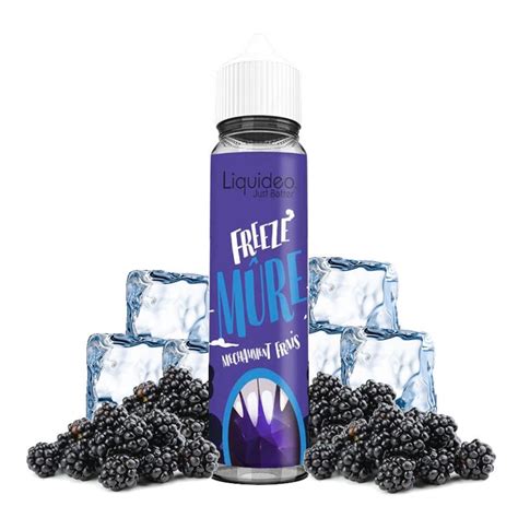 E liquide Freeze Mûre 50ml Liquideo Freeze E vape