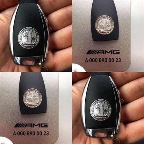 Buy Rare Mercedes Benz AMG Key Cover For Mercedes Car Key Chrome AMG