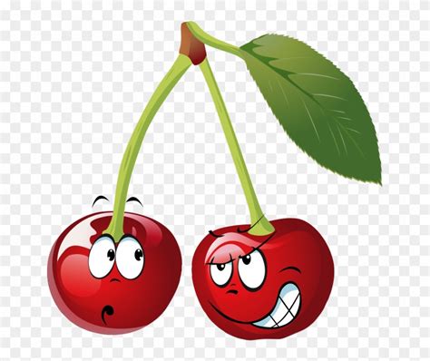 Cherry Clip Art Clipart Image Cherry Fruit Cartoon Free Transparent