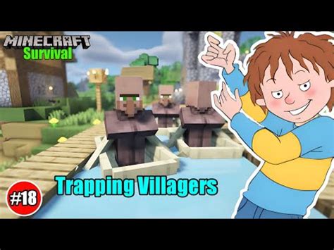 I Trapped Villagers For My New Project In Minecraft Survival