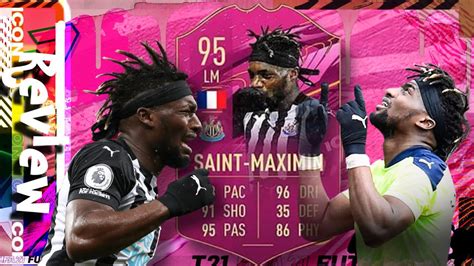 FIFA 21 FULL ALLAN SAINT MAXIMIN FUTTIES 95 RATED PLAYER REVIEW