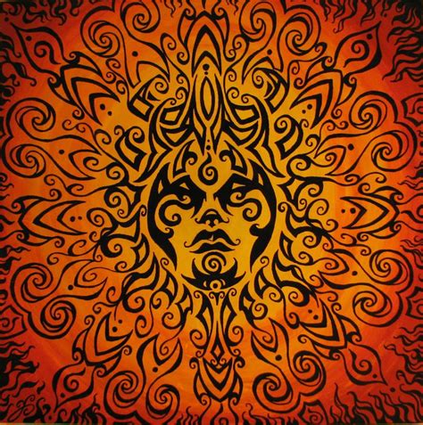 Mayan Sun God by Dharmajon on DeviantArt