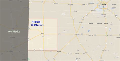 Yoakum County Towns and Communities, Texas | TXGenWeb | USGenWeb Project