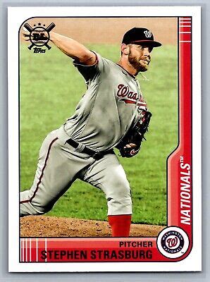 2021 Topps Big League 171 Stephen Strasburg Washington Nationals EBay