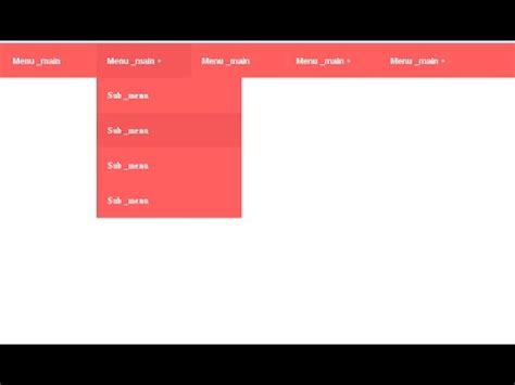 Como Hacer Un Menu Desplegable Con HTML Y CSS YouTube