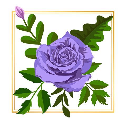 Light purple Framed Flower 675831 Vector Art at Vecteezy