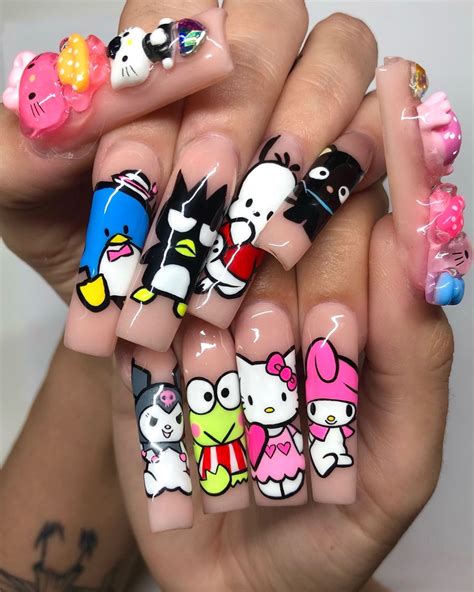 Pictures Of Hello Kitty Nails