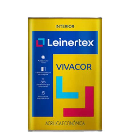 VIVACOR ACRÍLICA 18L LEINERTEX Cerrado tintas e ferragista