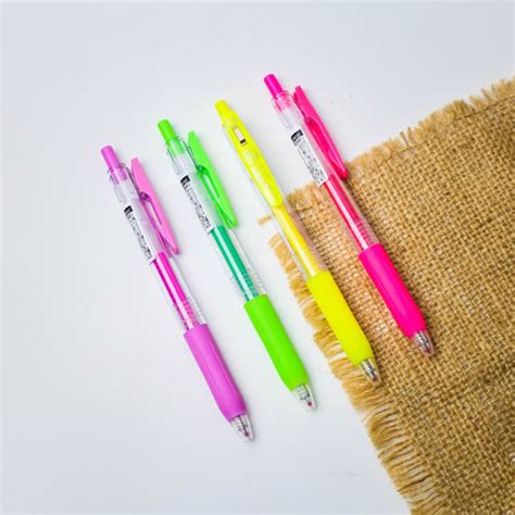 Jual Pulpen Gel Zebra Sarasa Clip Neon Mm Neon Pink Kota