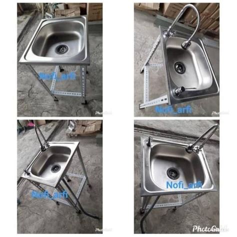 Jual Jual Set Bak Cuci Piring Stainless Wastafel Cuci Tangan Kaki Sink