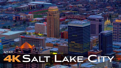 SALT LAKE CITY In 10 Min Drone Aerial 4K 2023 SLC UTAH USA United