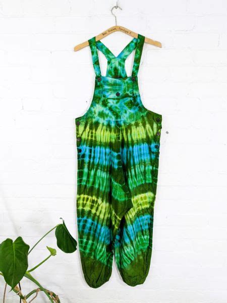 Tie Dye Harem Dungarees Gringo Fairtrade