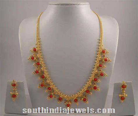 Coral With Gold Chain On Sale Right O Way Us